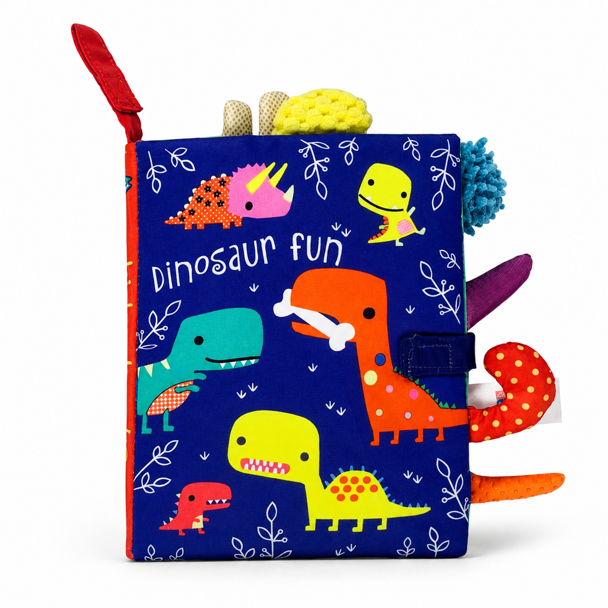 Montessori Stoffbuch Dinosaurier