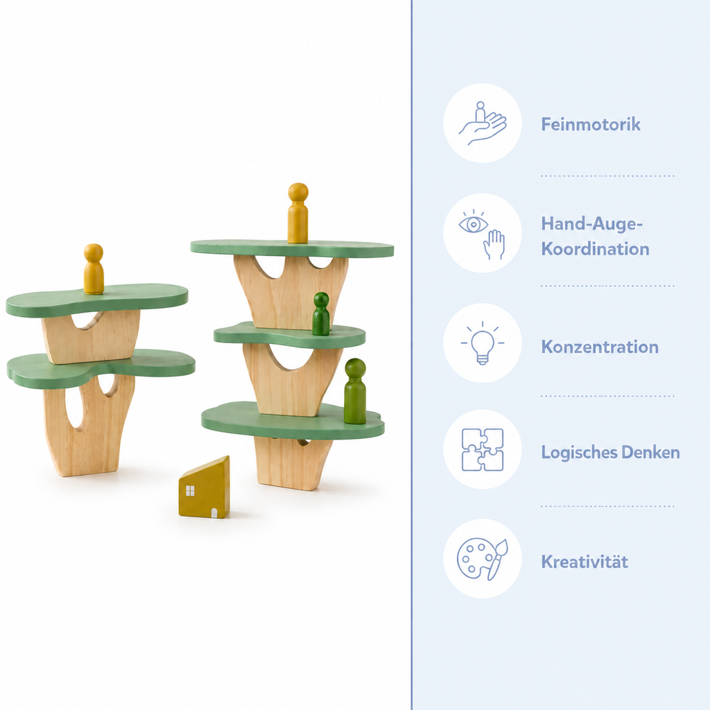 Montessori-Wald Stapelspiel