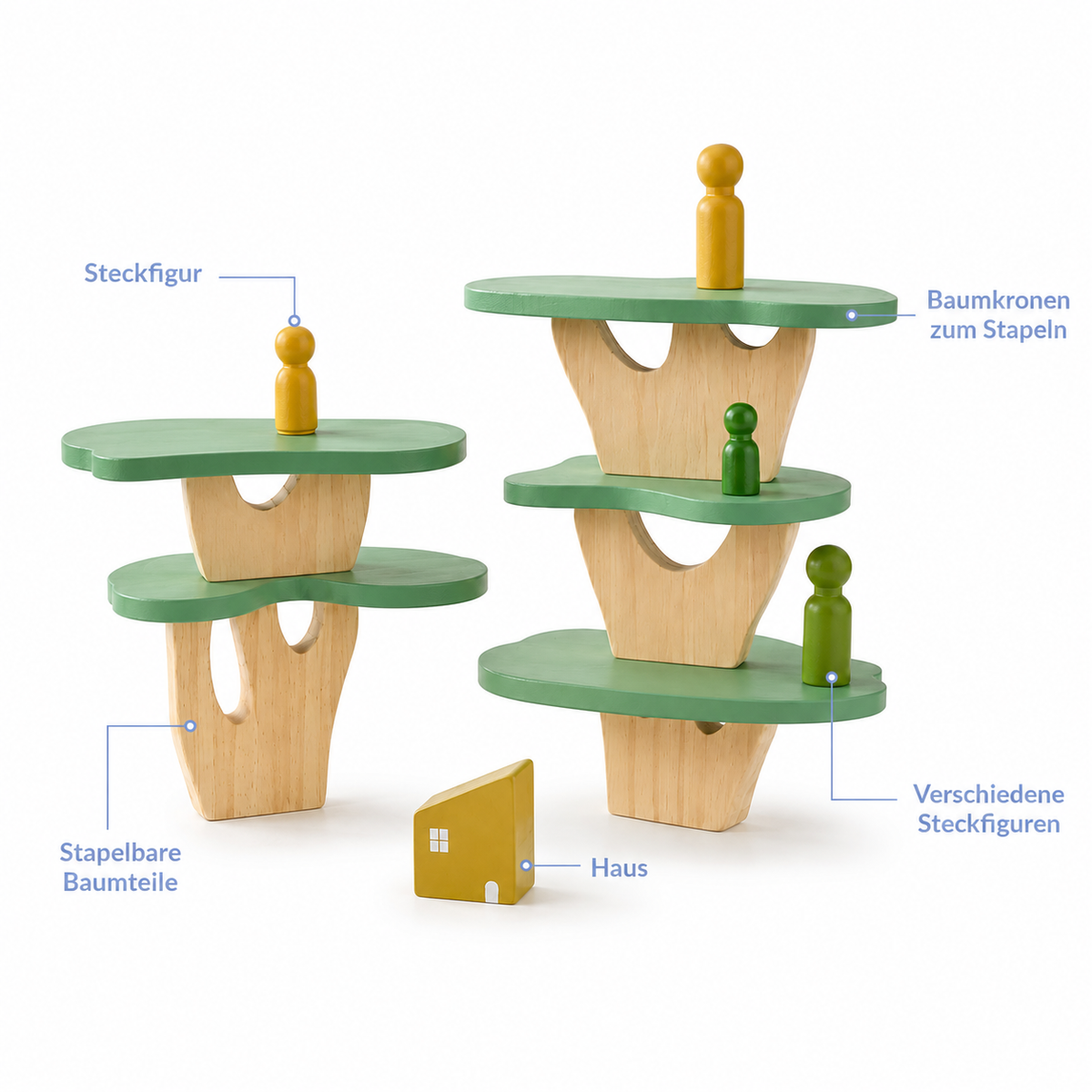 Montessori-Wald Stapelspiel