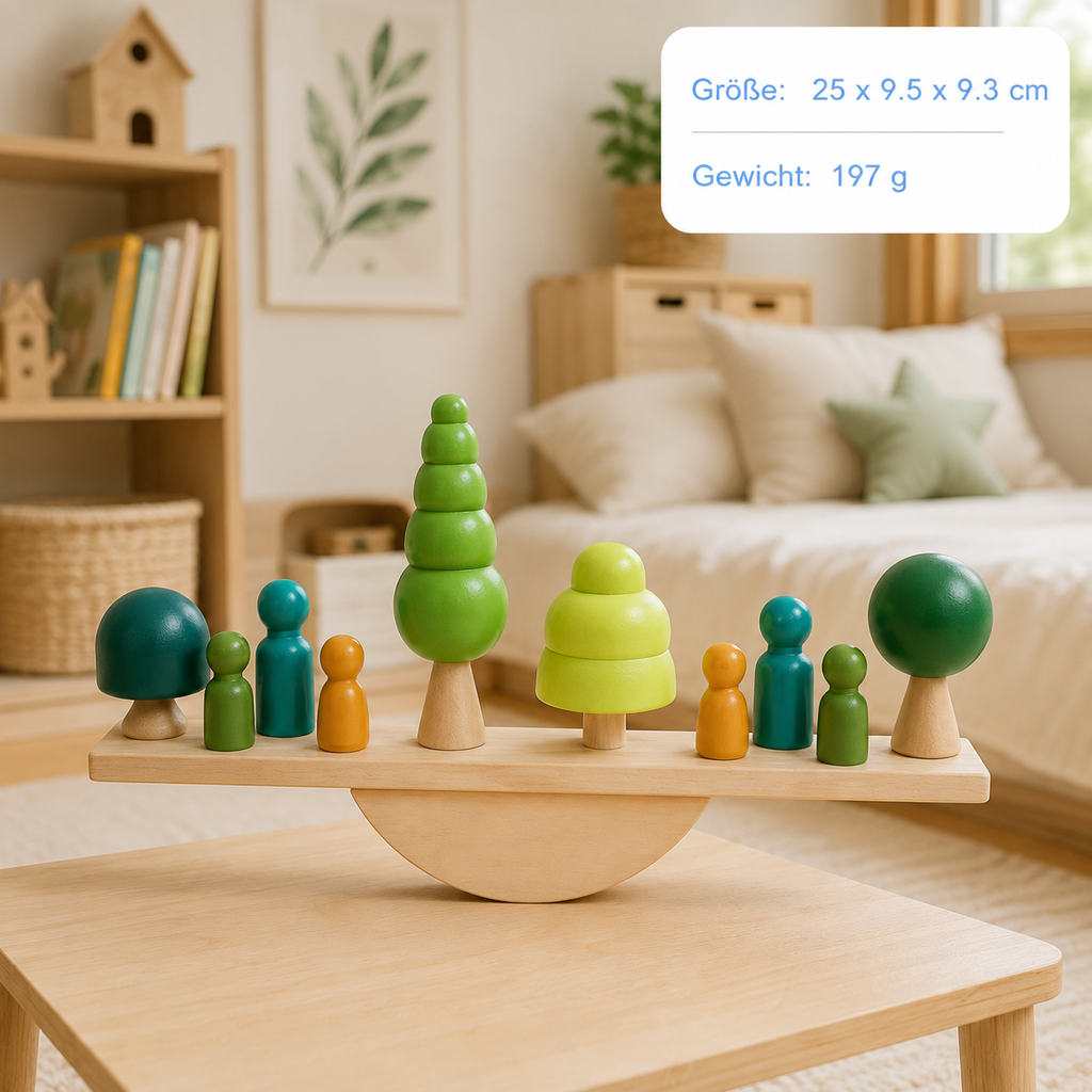 Montessori-Balancierspiel Waldlandschaft