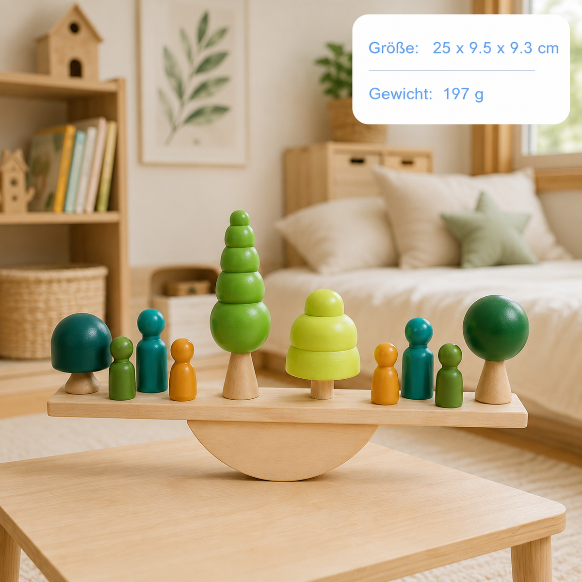 Montessori-Balancierspiel Waldlandschaft