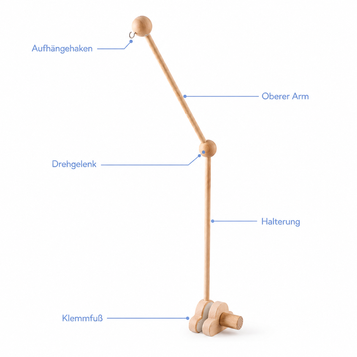 Baby-Mobile-Halter für Kinderbett