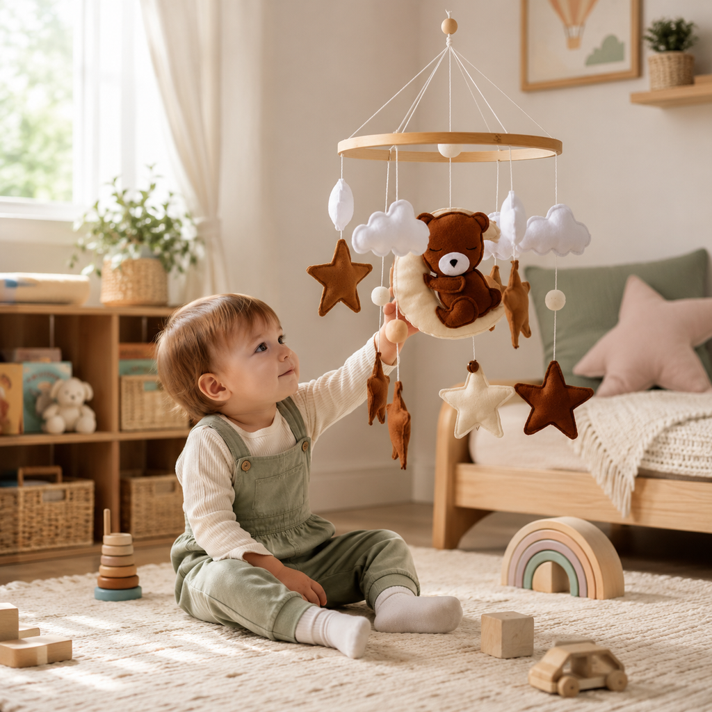 Baby-Mobile für Kinderbett