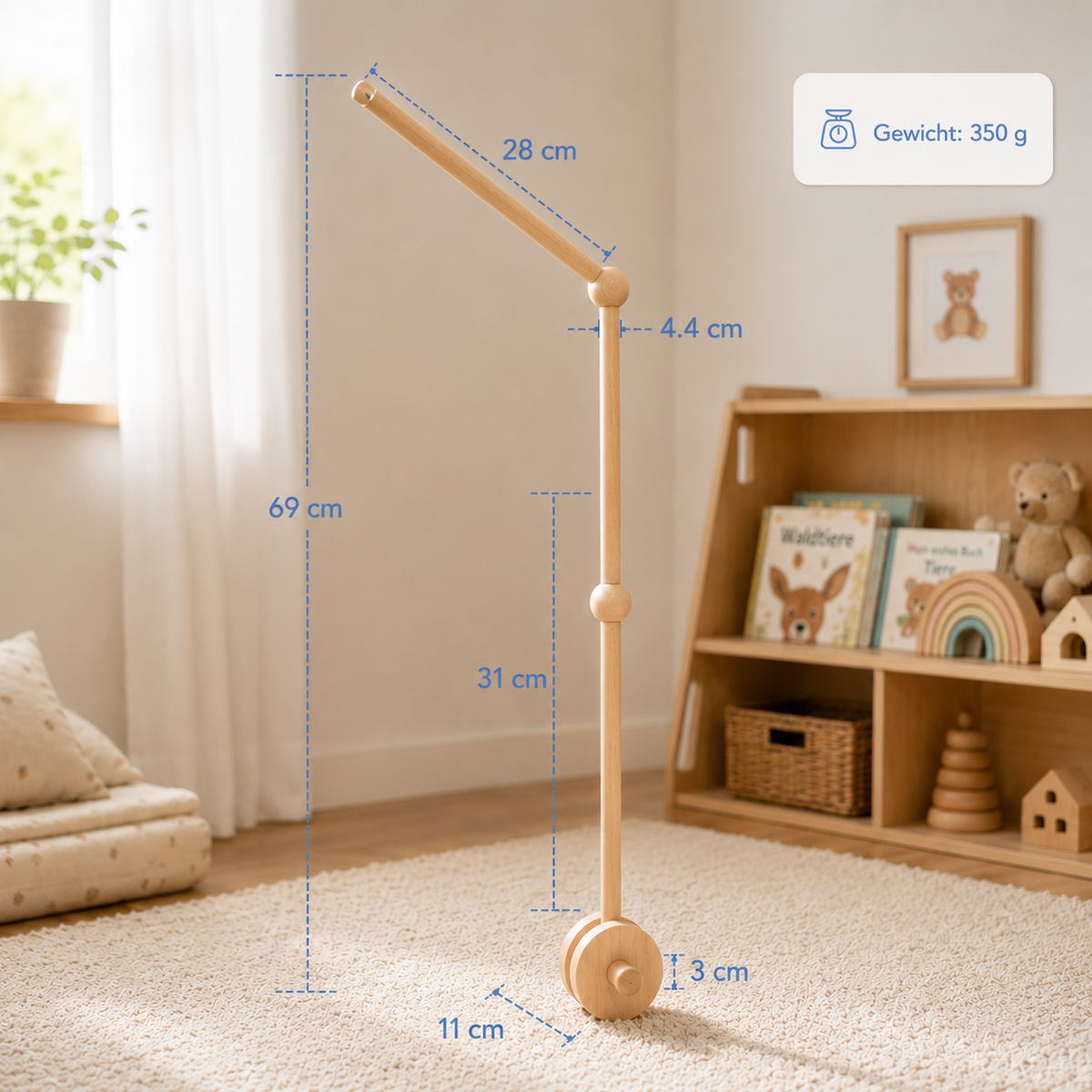 Baby-Mobile-Halter für Kinderbett