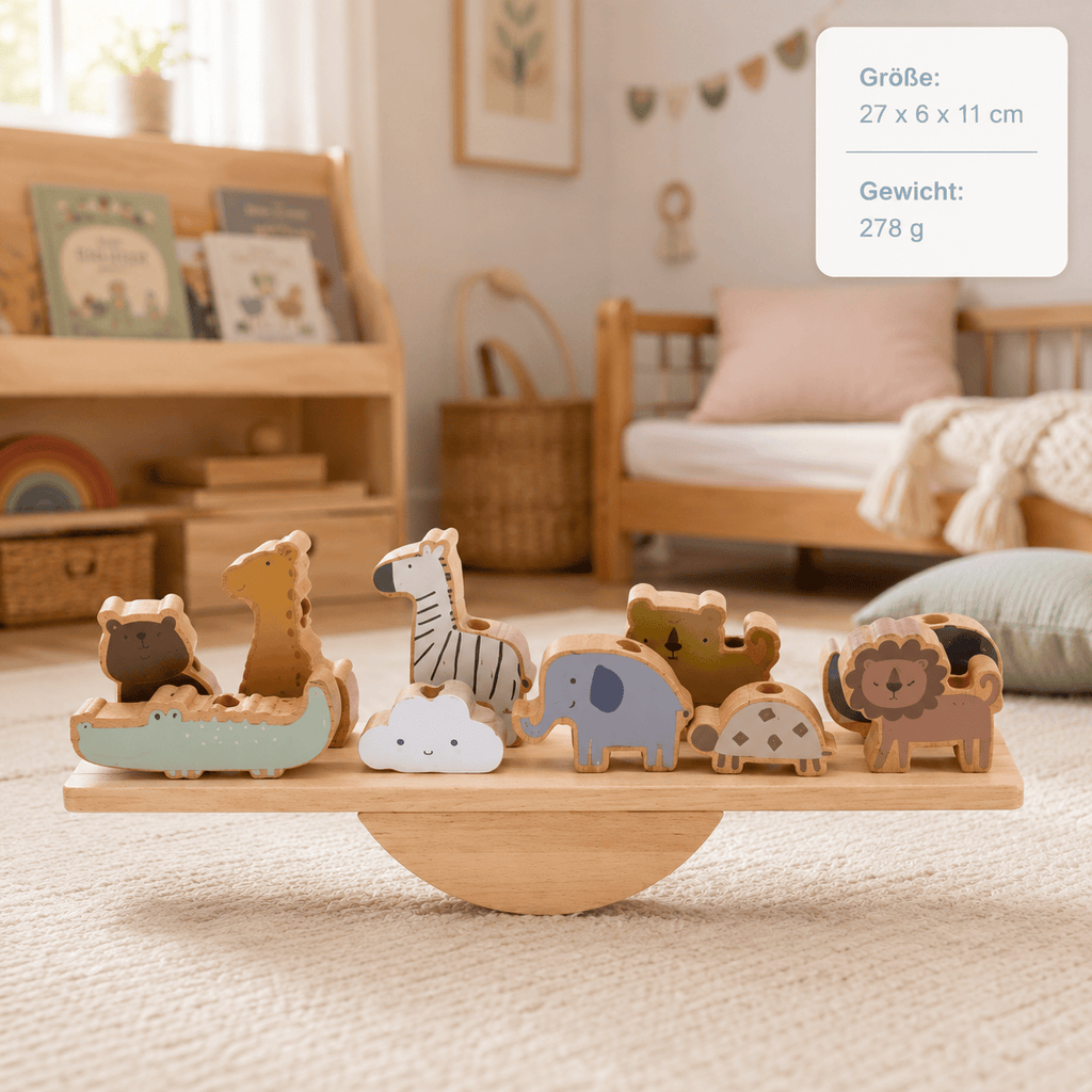 Montessoriland Montessori-Balancierspiel mit Tierfiguren