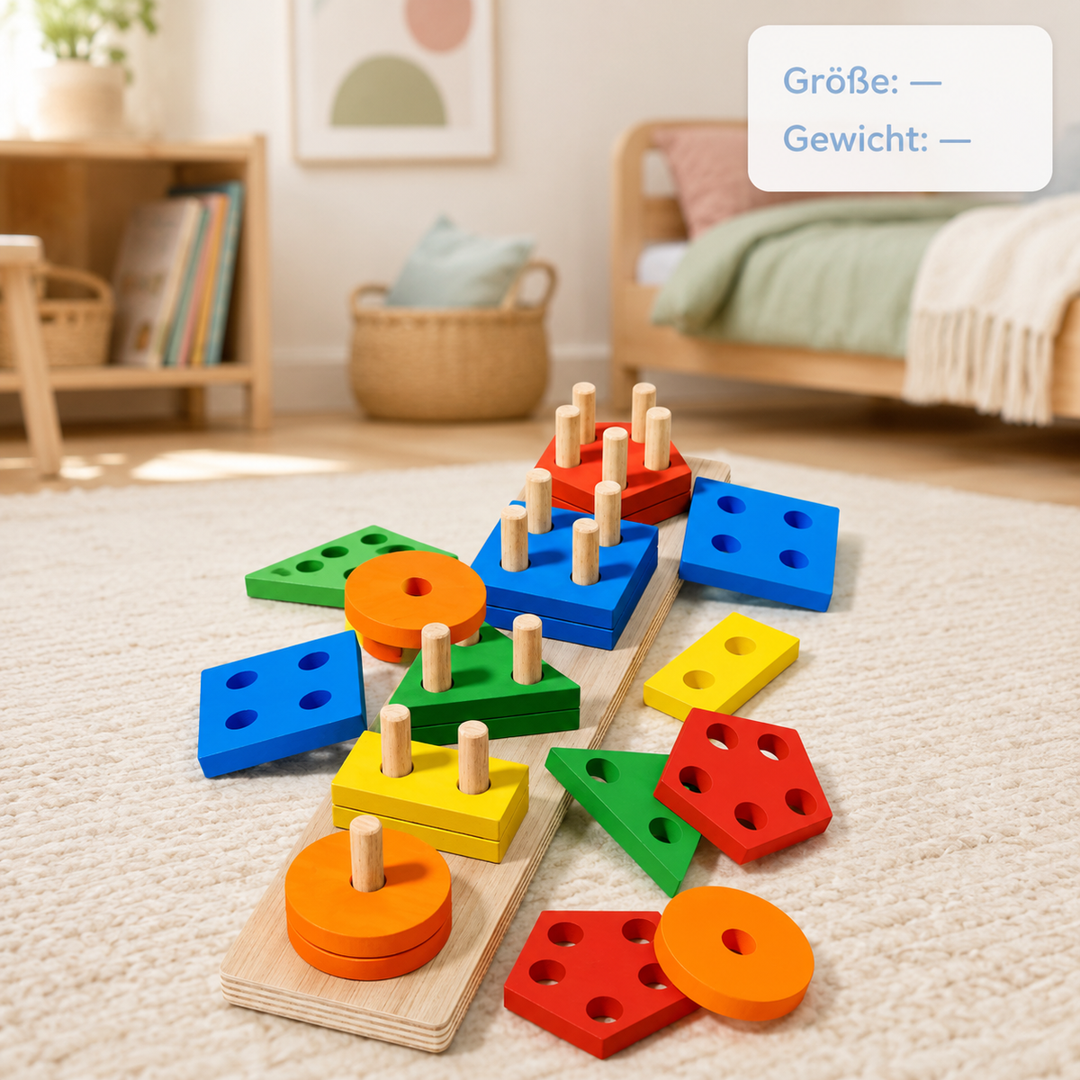 Montessori-Formenstapelspiel