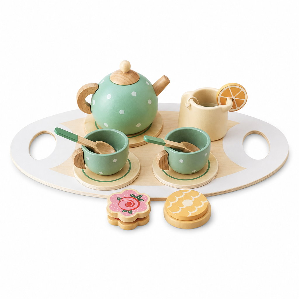 Montessori Holz-Teeset