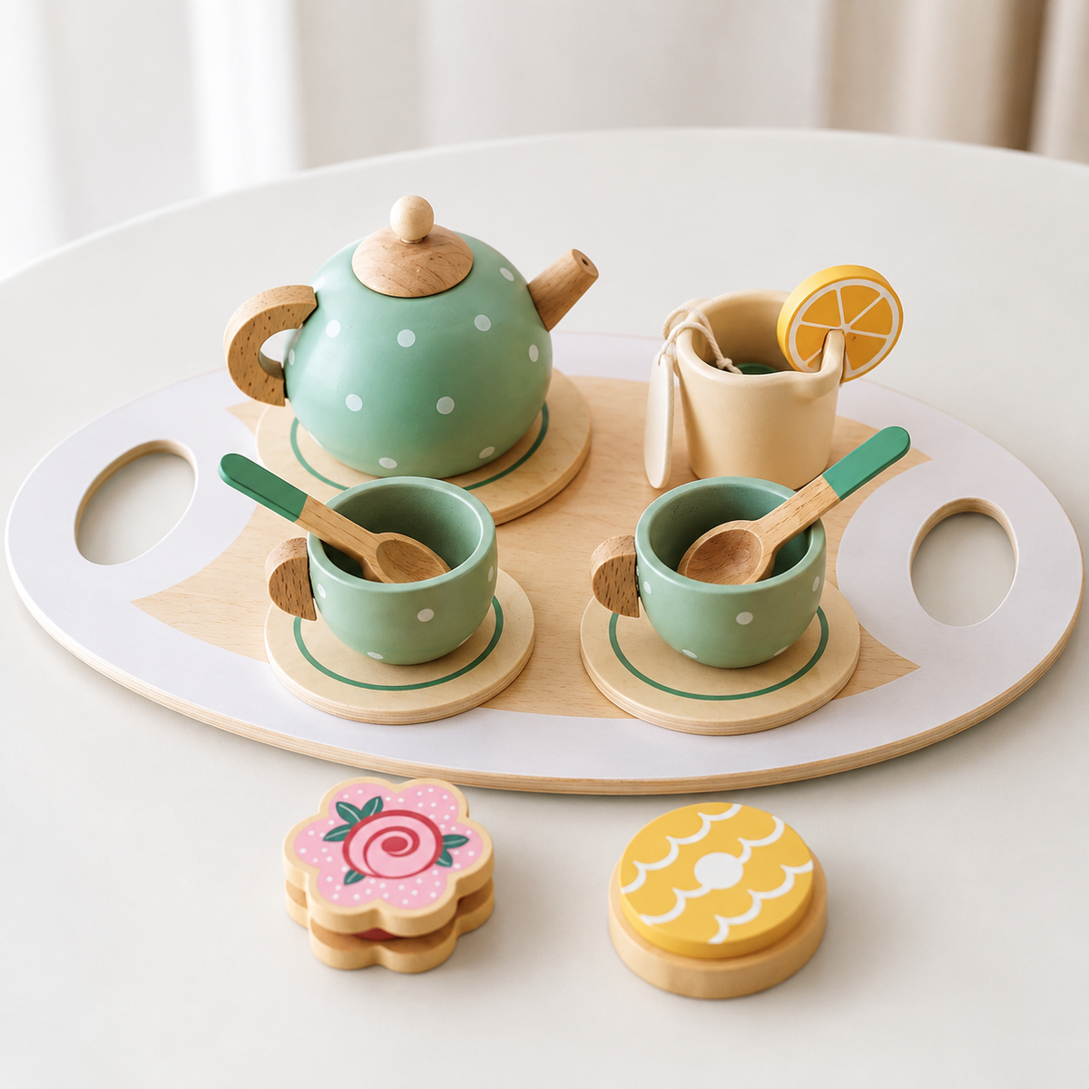 Montessori Holz-Teeset