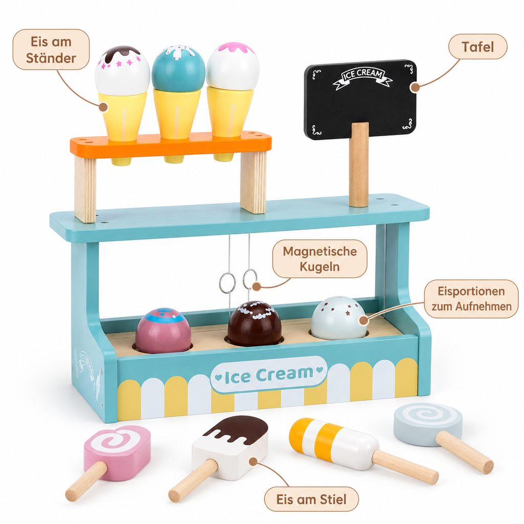 Montessori Eisdielen-Spielset