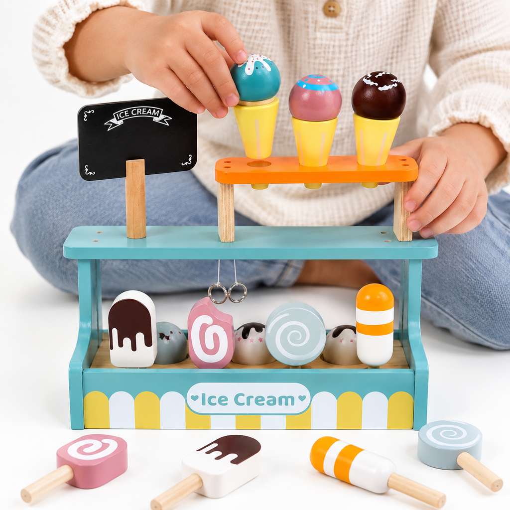 Montessori Eisdielen-Spielset