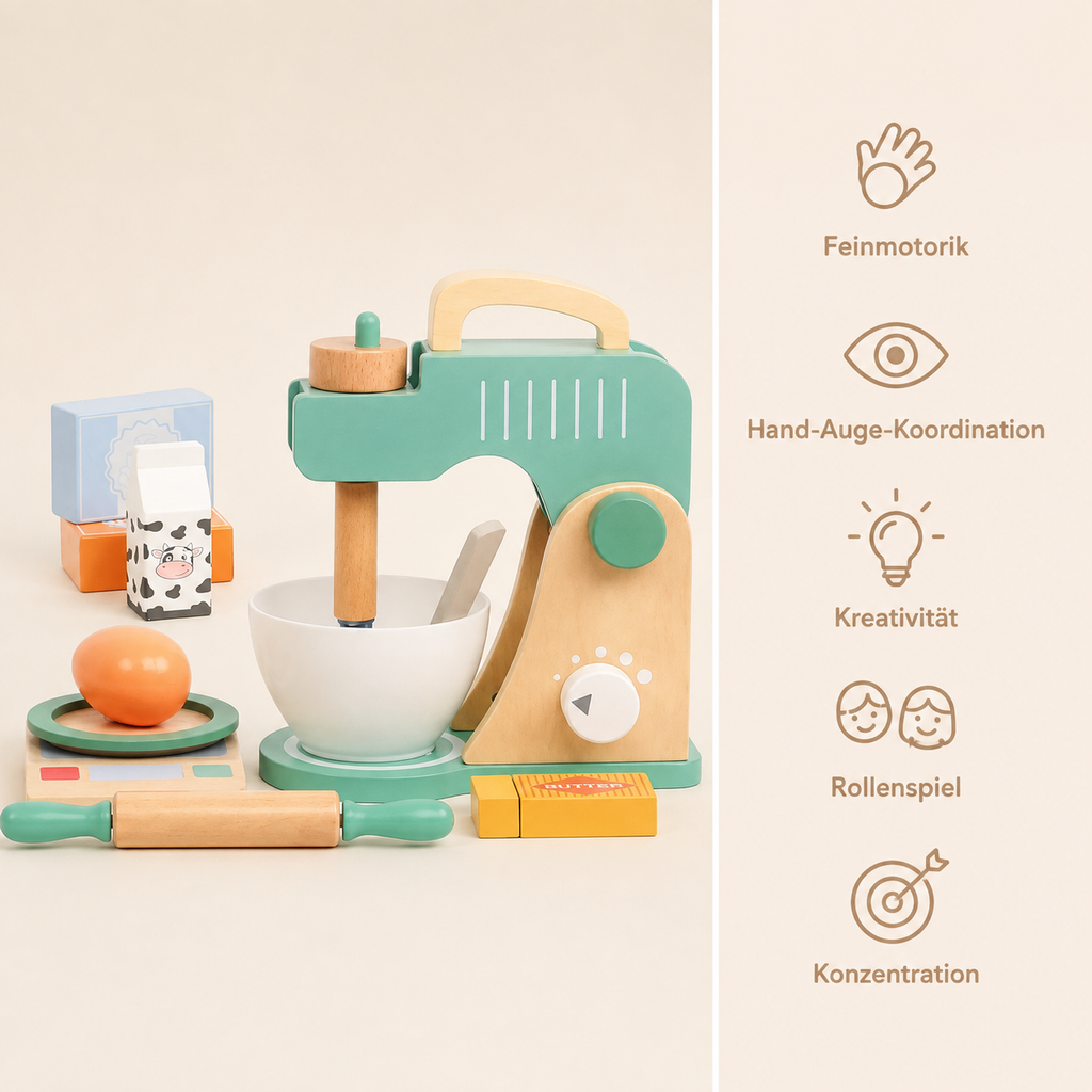 Montessori Küchenmixer-Spielset