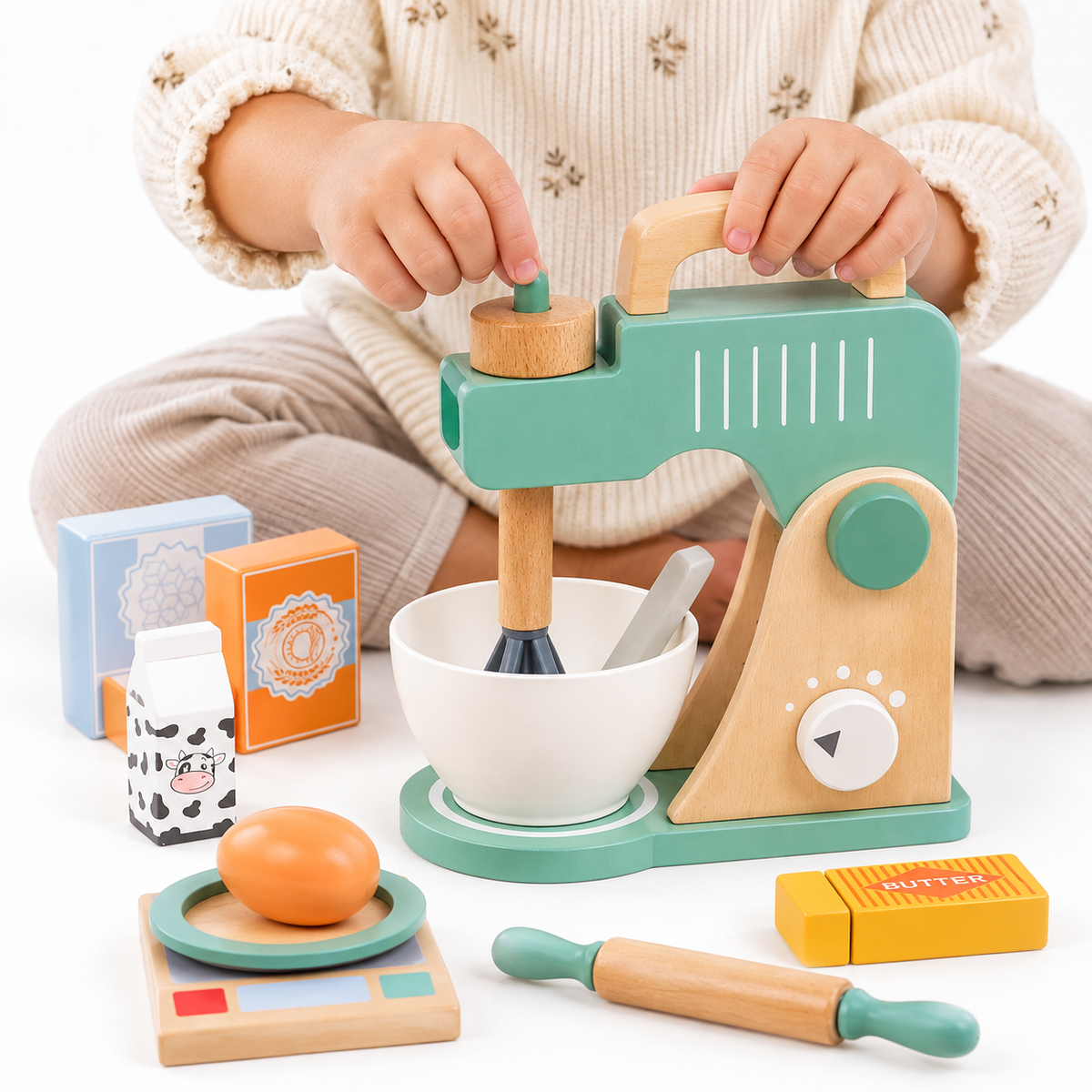 Montessori Küchenmixer-Spielset