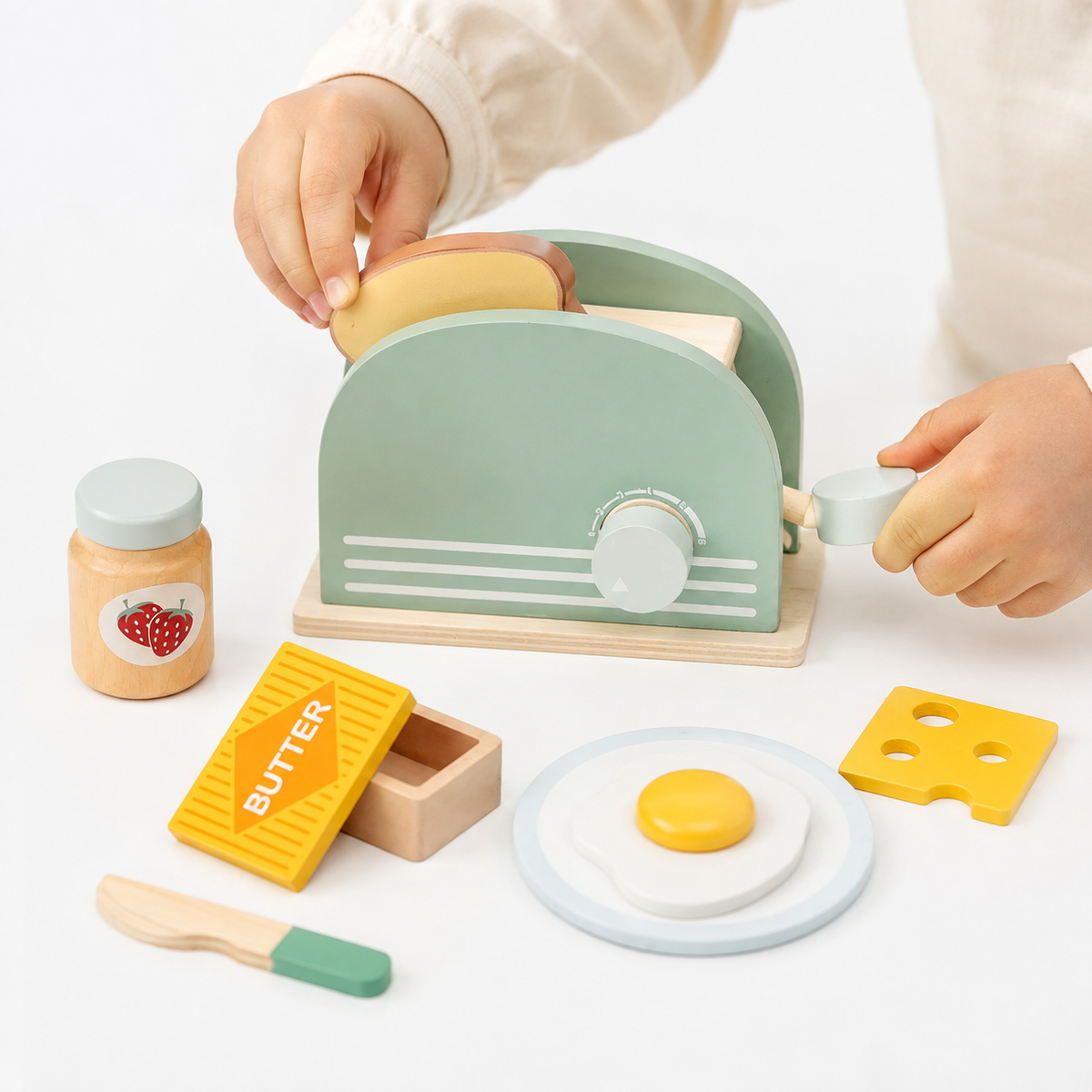 Montessori Toaster-Spielset