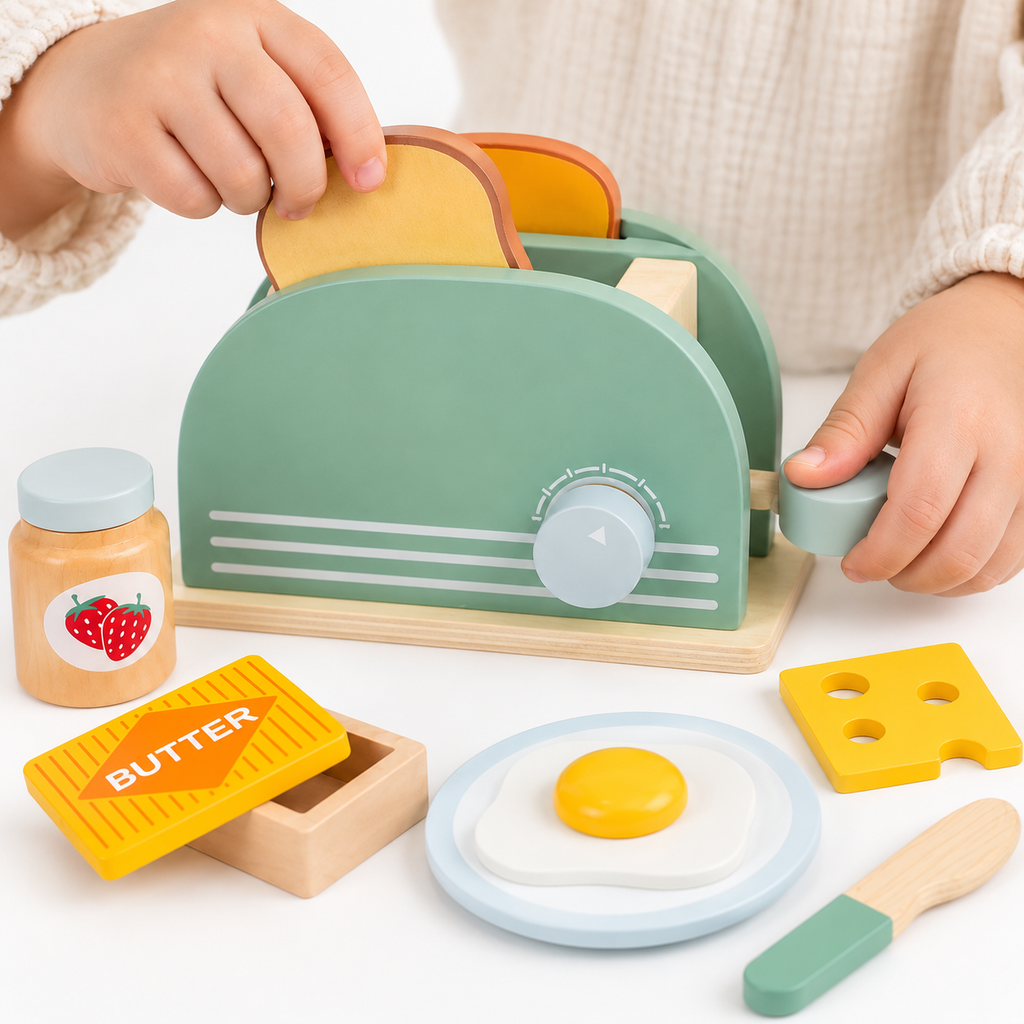 Montessori Toaster-Spielset