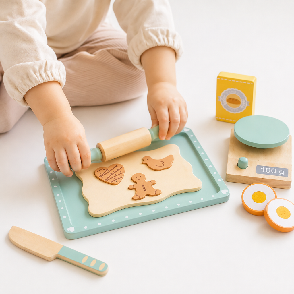 Montessori Backset aus Holz