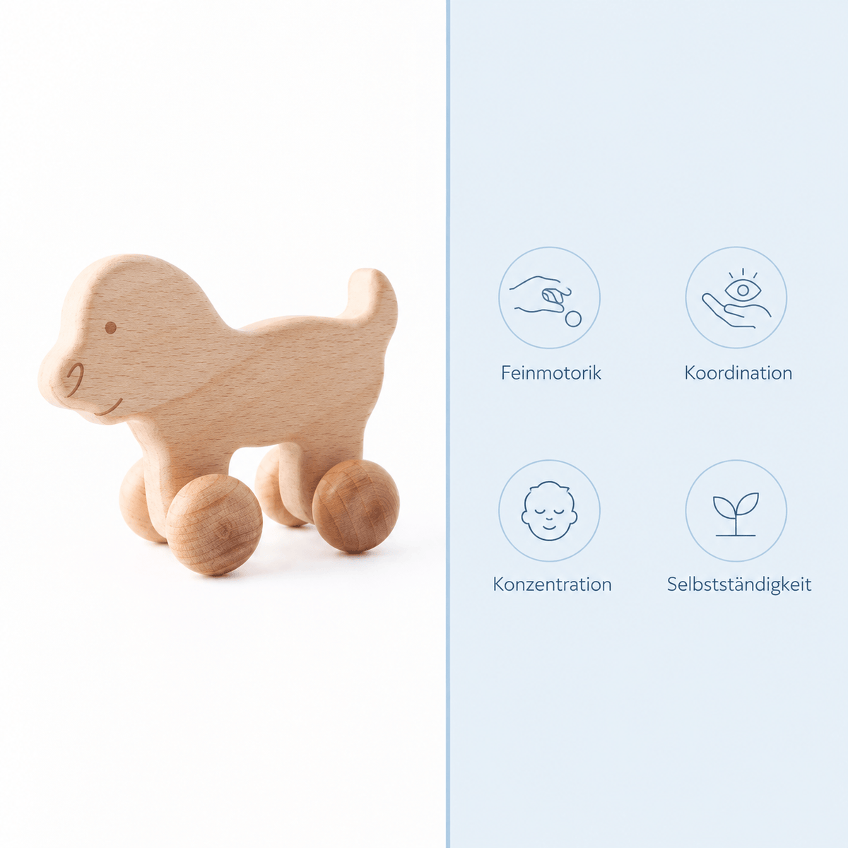 Montessoriland Montessori-Hund auf Rollen