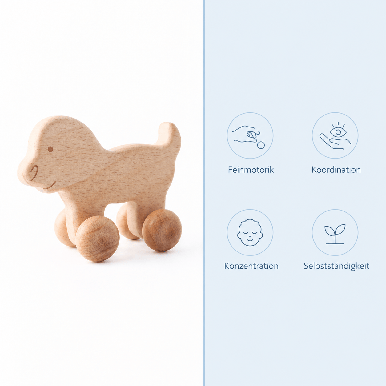 Montessoriland Montessori-Hund auf Rollen Bild