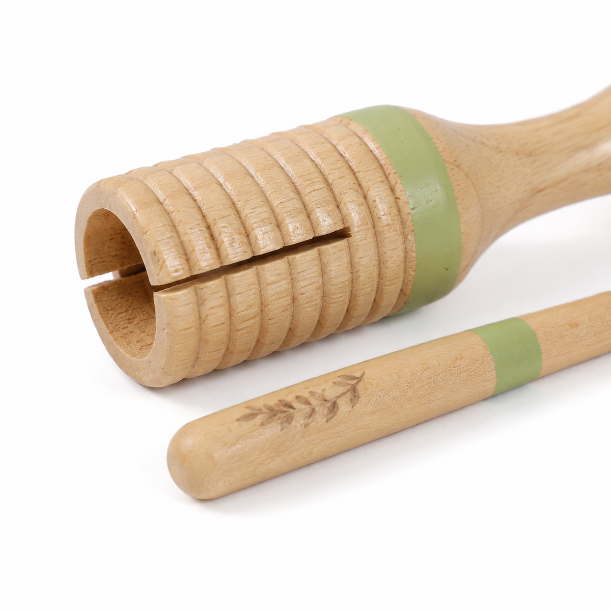 Holz Musikinstrumente Baby Set mit Trommel Xylophon - Close up