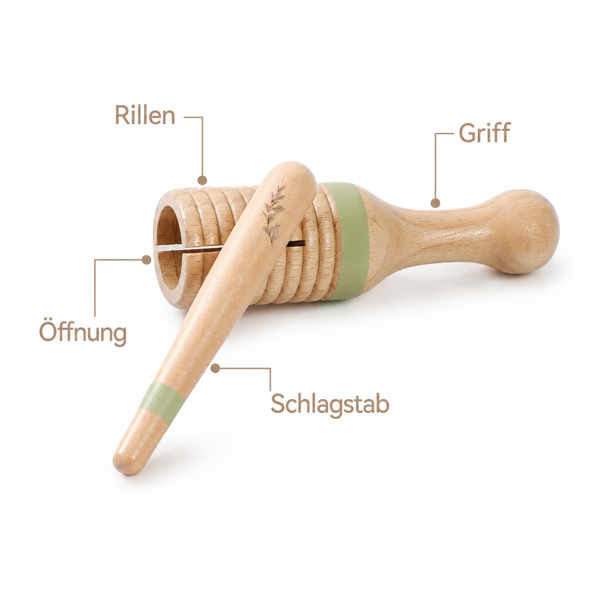 Holz Musikinstrumente Baby Set mit Trommel Xylophon - Pointe des choses