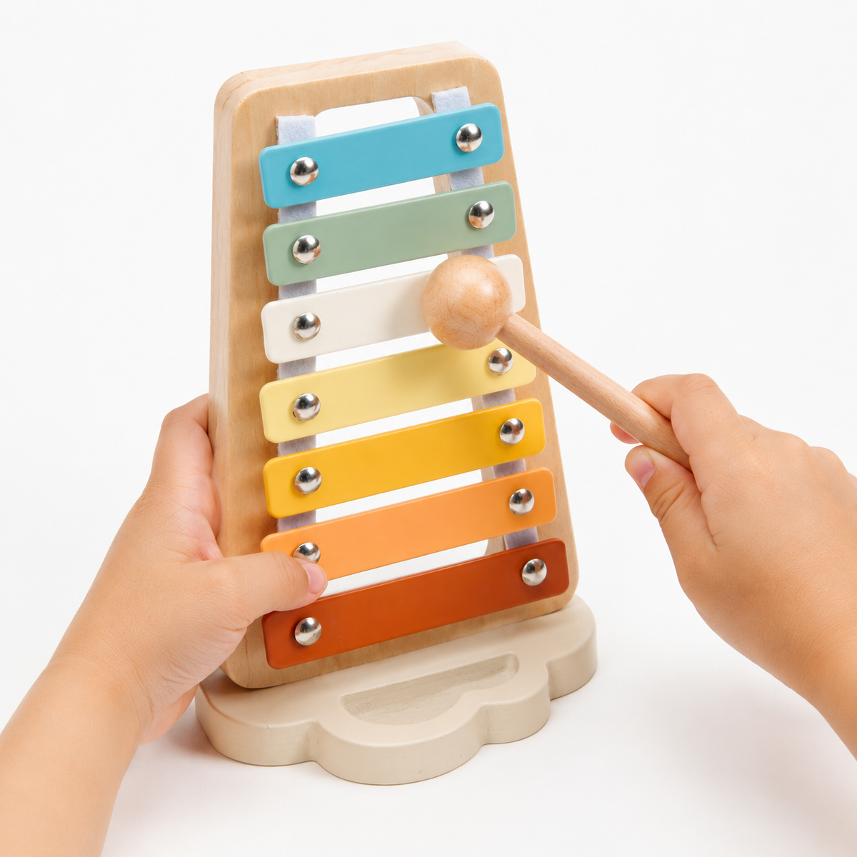 Holz-Xylophon für Kleinkinder - Entrain de jouer, mais avec les caractéristiques
