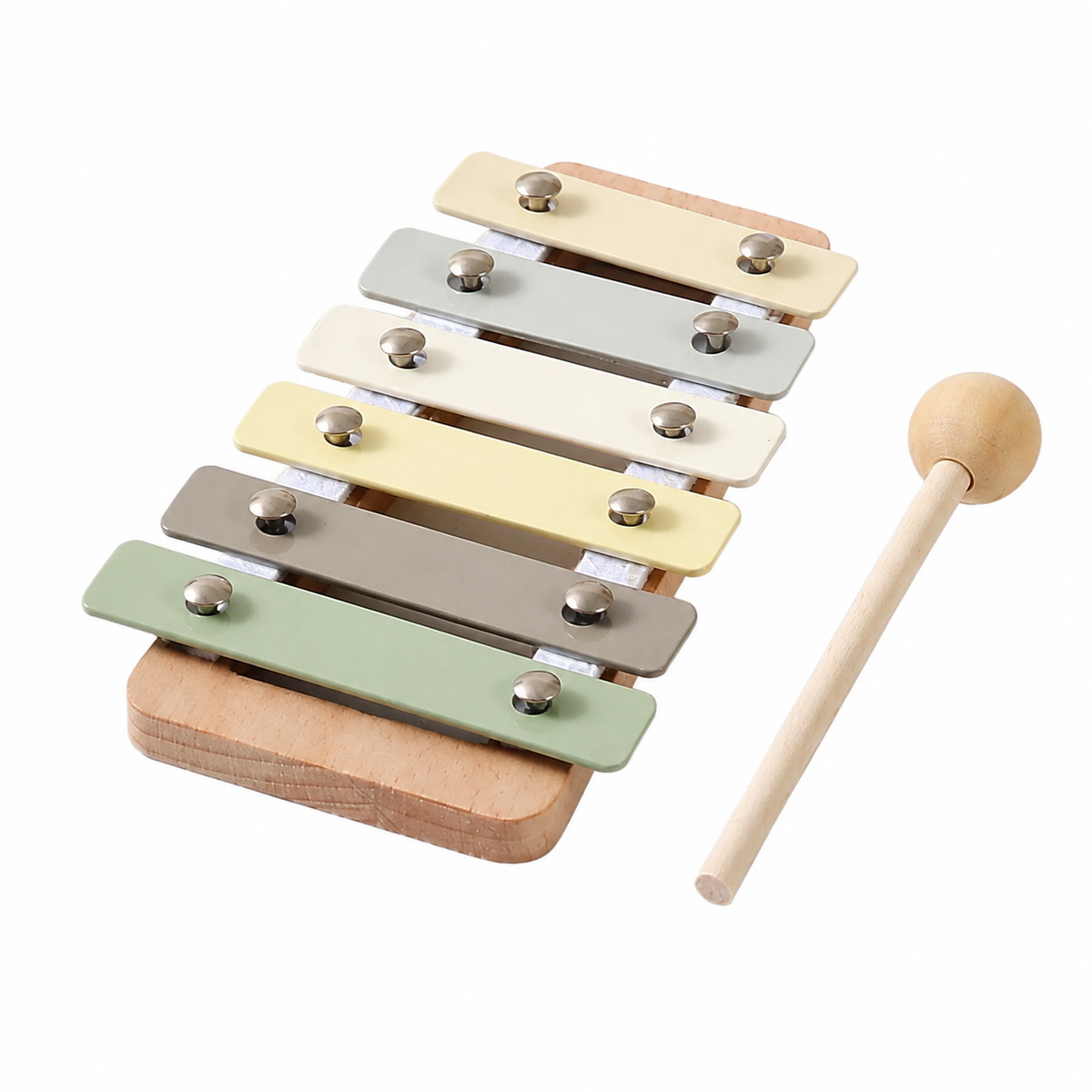 Holz-Xylophon mit Trommel - Isoler une partie du produit