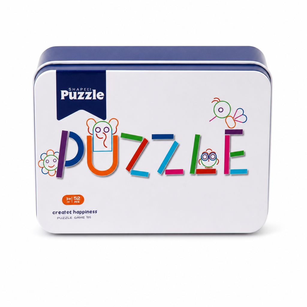 Kids Wooden Ring Early Education Shape Board Kindergarten Wooden Creative Puzzle Building Blocks Match Montessori Education Toys - PackShot Principal