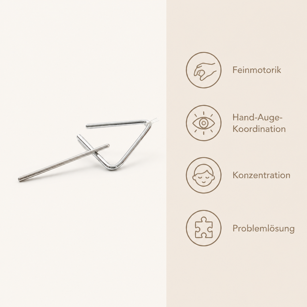 Kinder-Triangel aus Metall - Avec Bénéfices