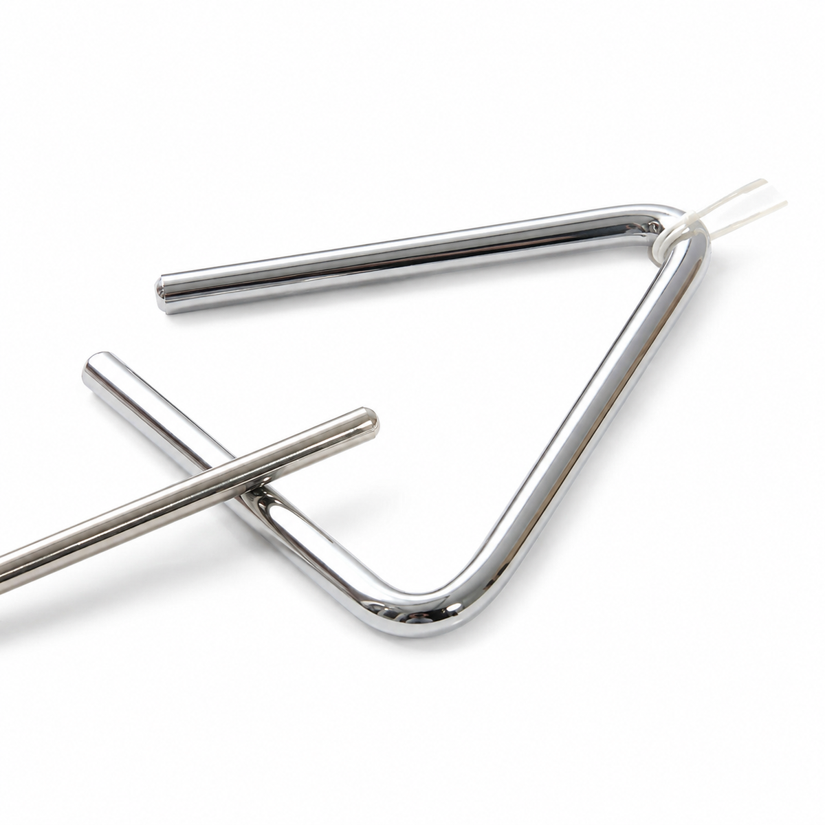 Kinder-Triangel aus Metall - Close up
