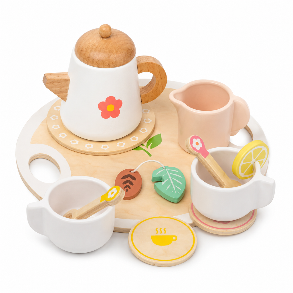 Montessori Holz-Teeservice für Kinder - PackShot Principal