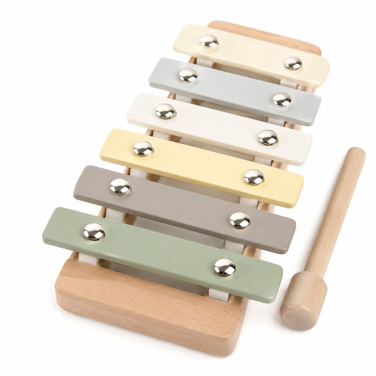 Montessori-Musikinstrumente-Set für Babys - Close up