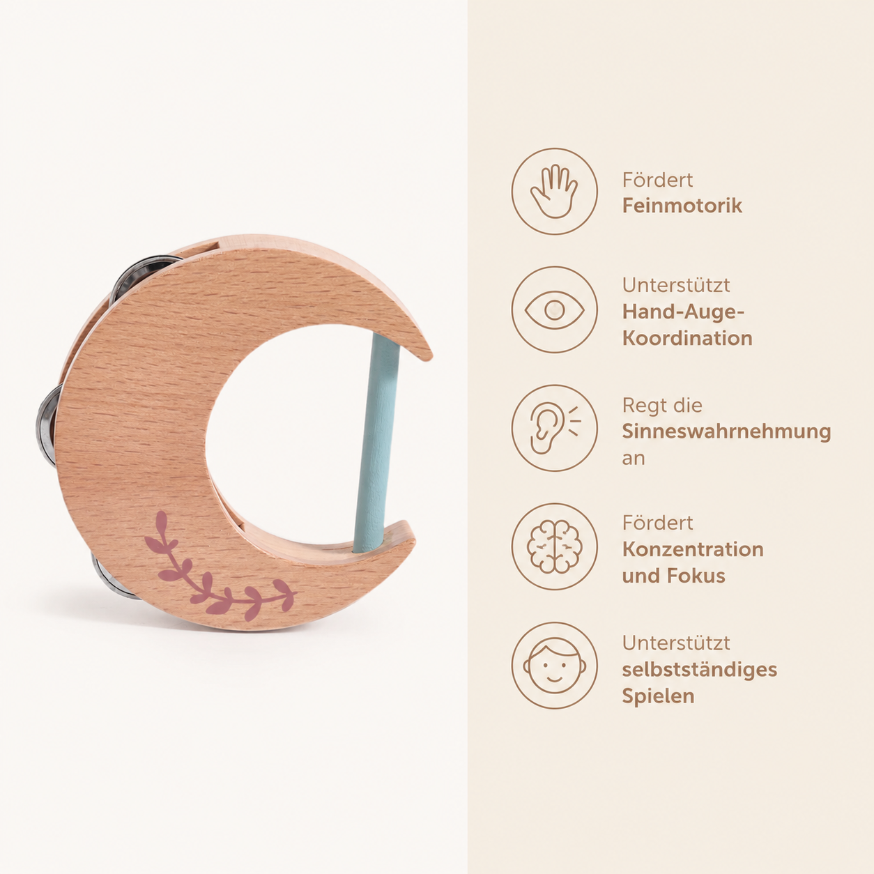 Montessori Musikspielzeug aus Holz - Avec Bénéfices Bild