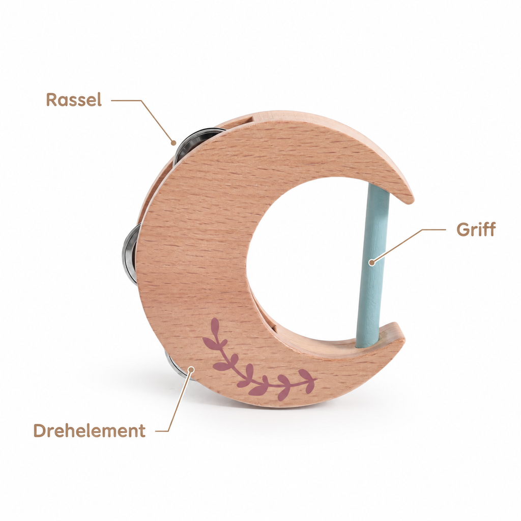 Montessori Musikspielzeug aus Holz - Pointe des choses