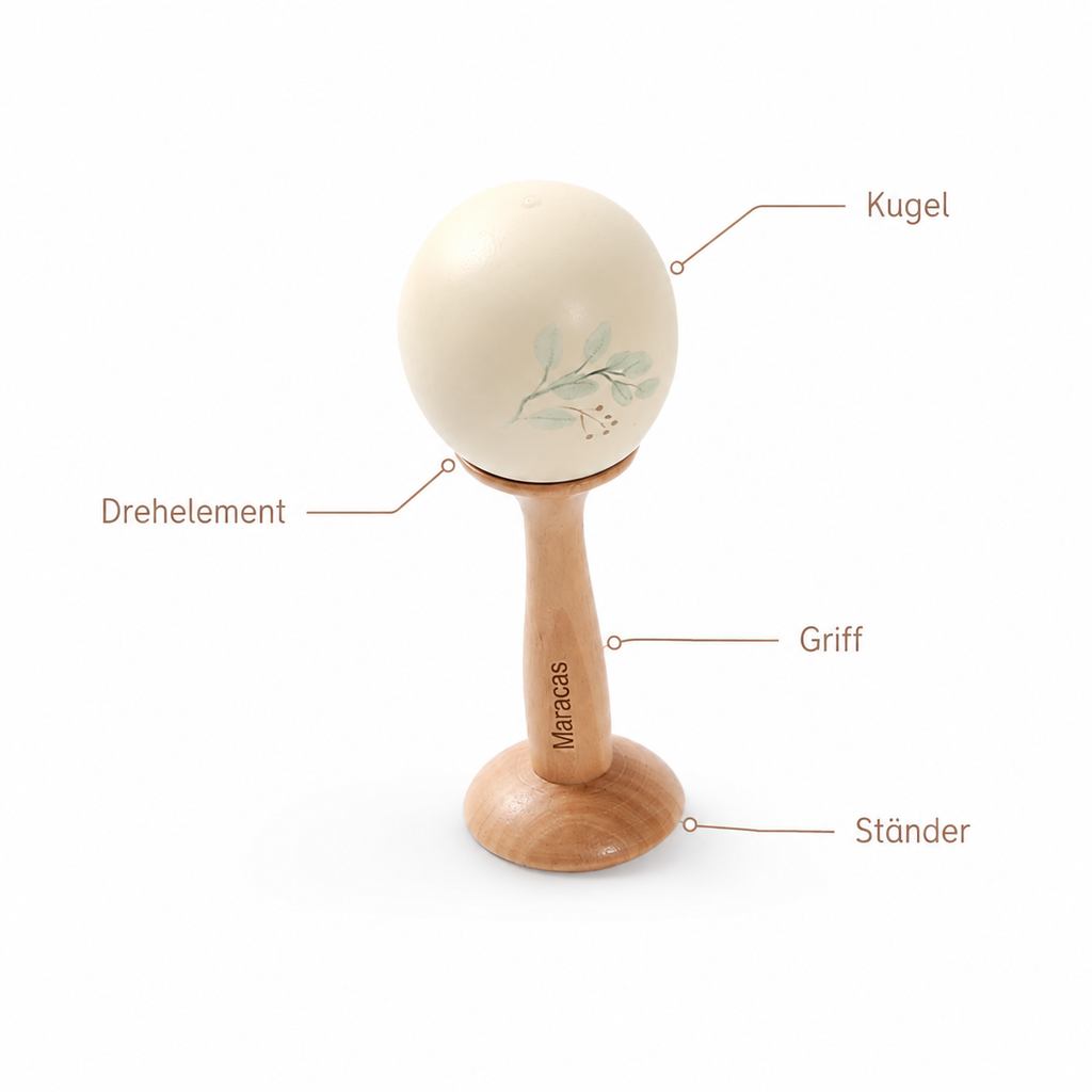 Montessori-Musikspielzeug mit Ball - Pointe des choses