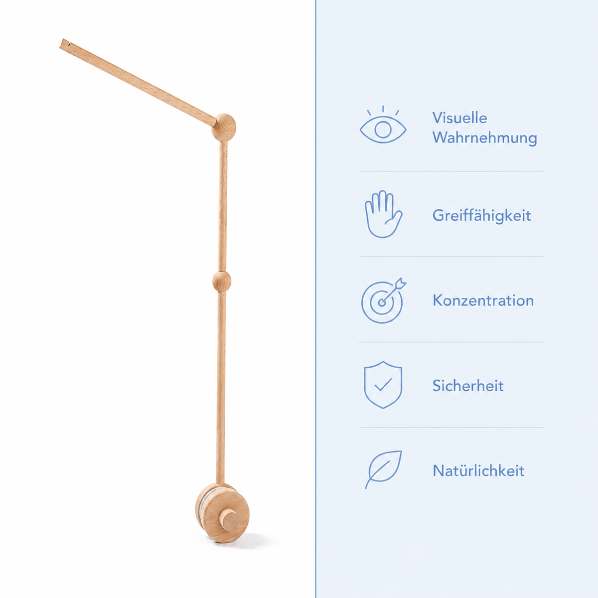 Montessoriland Baby-Mobile-Halter für Kinderbett