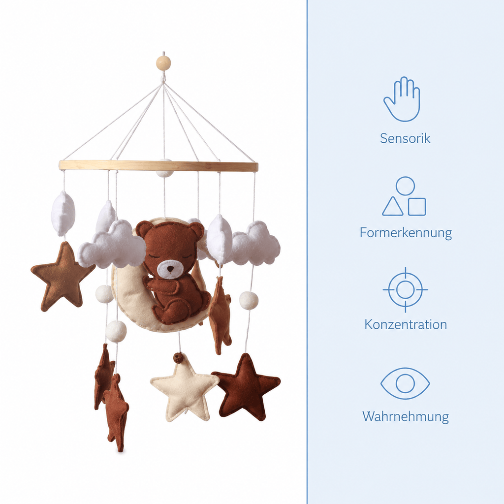 Montessoriland Babymobile mit Bärchen und Sternen