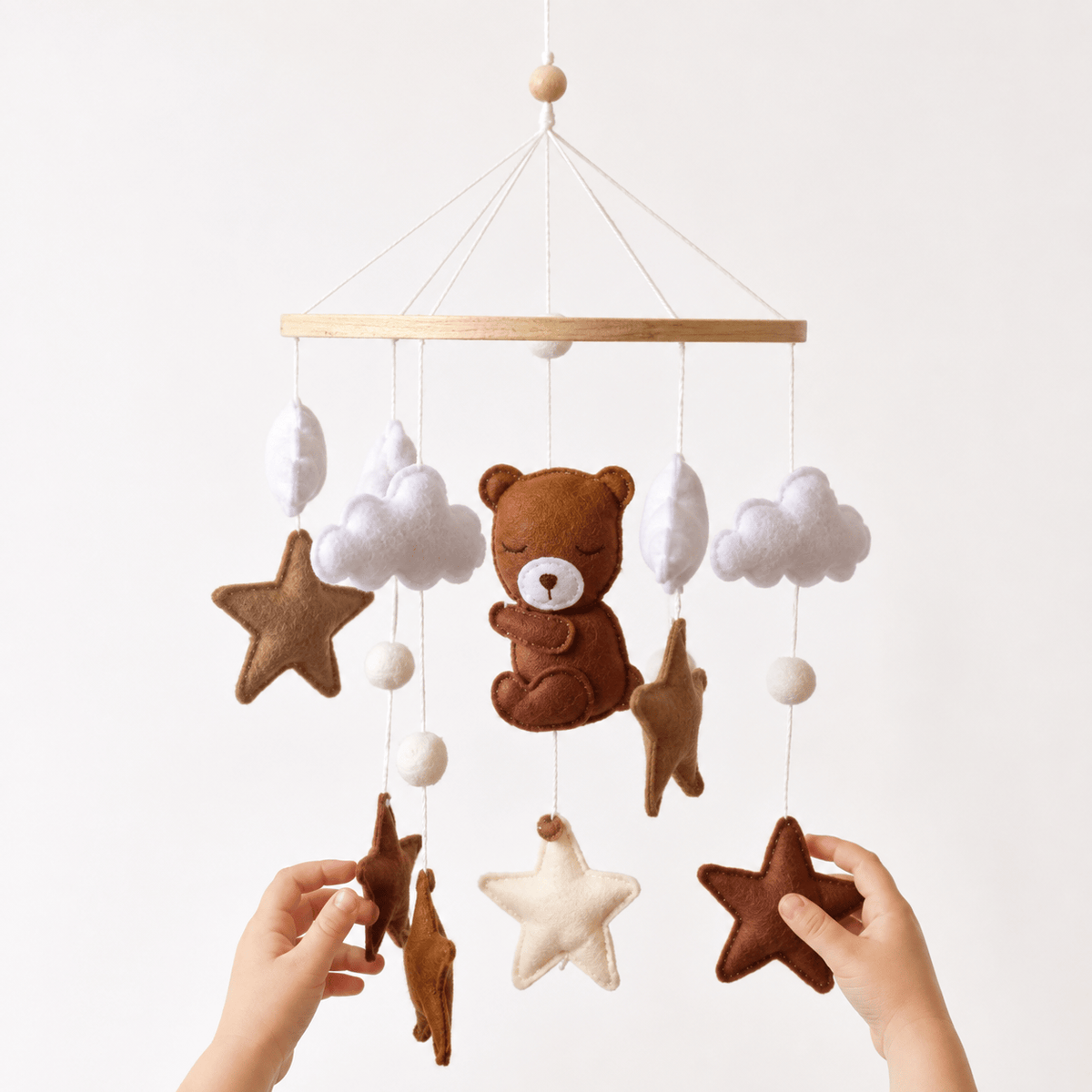 Montessoriland Babymobile mit Bärchen und Sternen