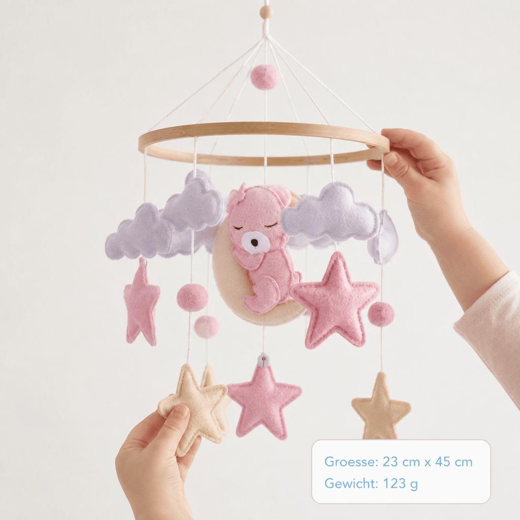 Montessoriland Babymobile mit Bärchen und Sternen