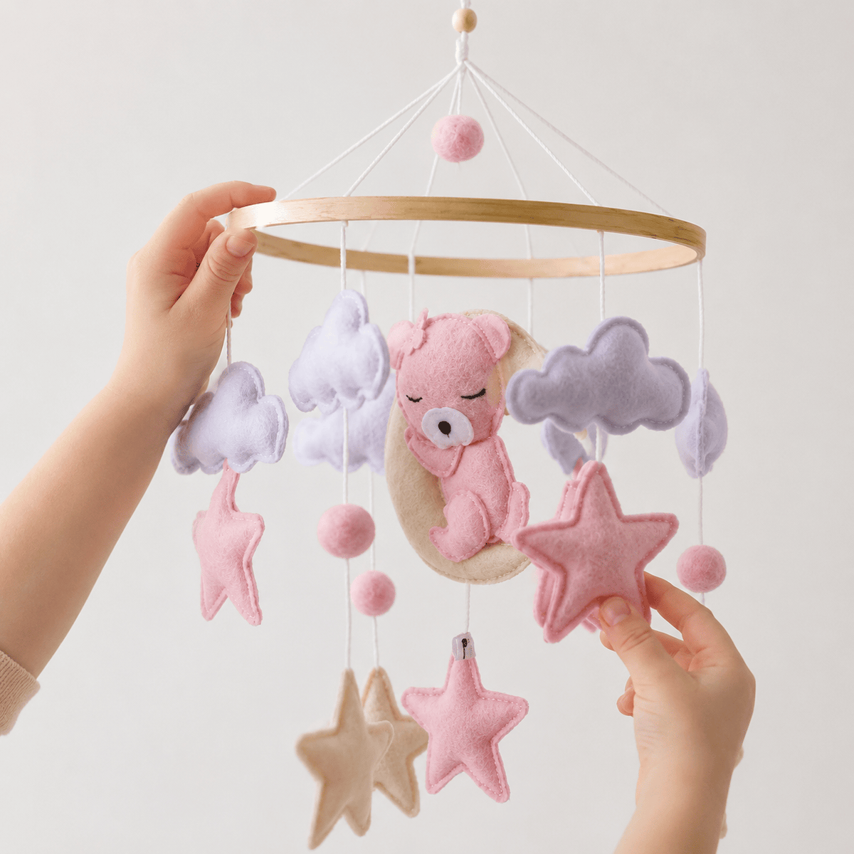 Montessoriland Babymobile mit Bärchen und Sternen Bild
