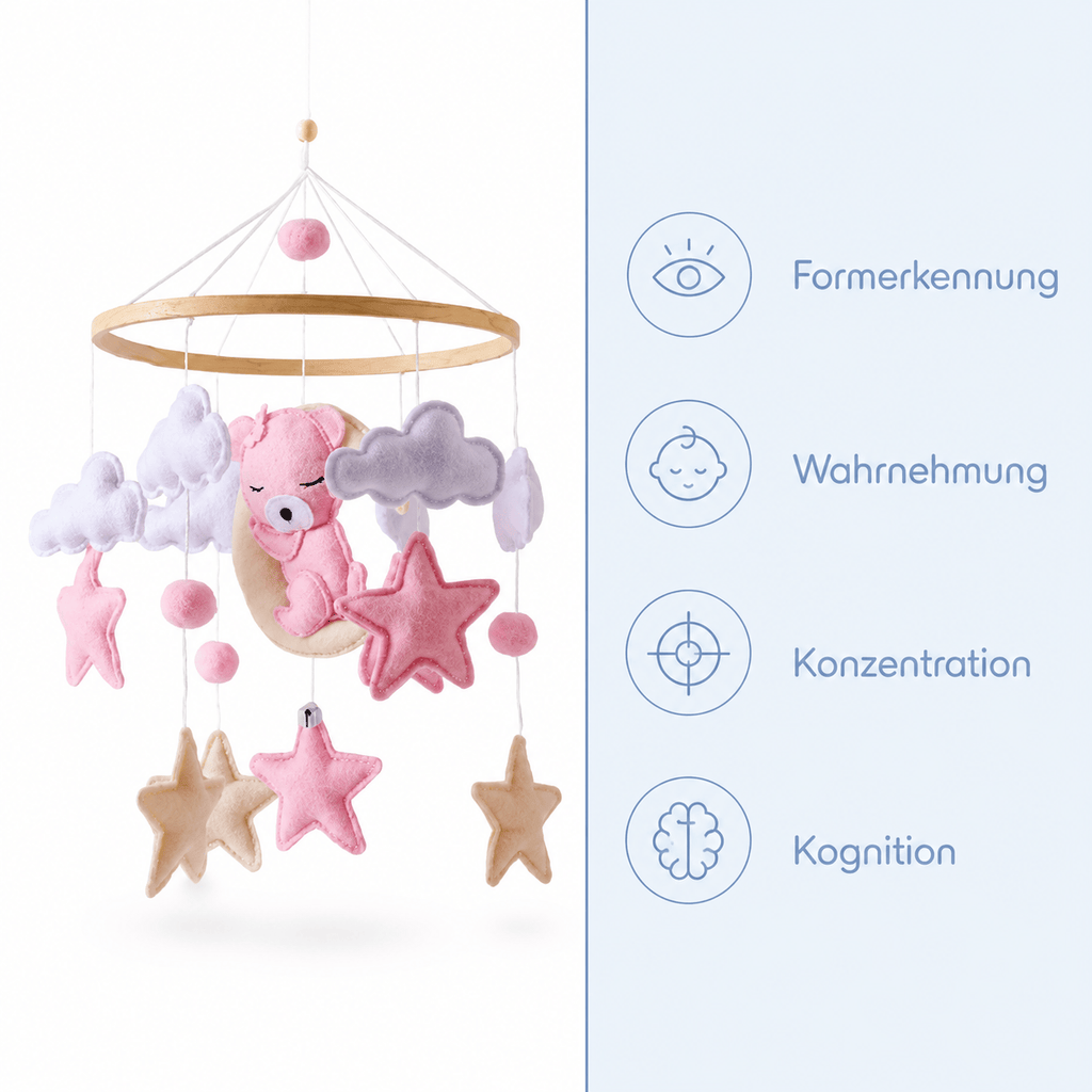 Montessoriland Babymobile mit Bärchen und Sternen