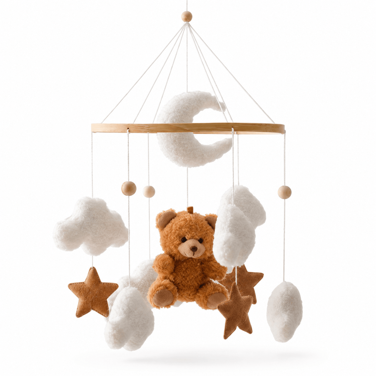 Montessoriland Babymobile mit Teddybär und Mond