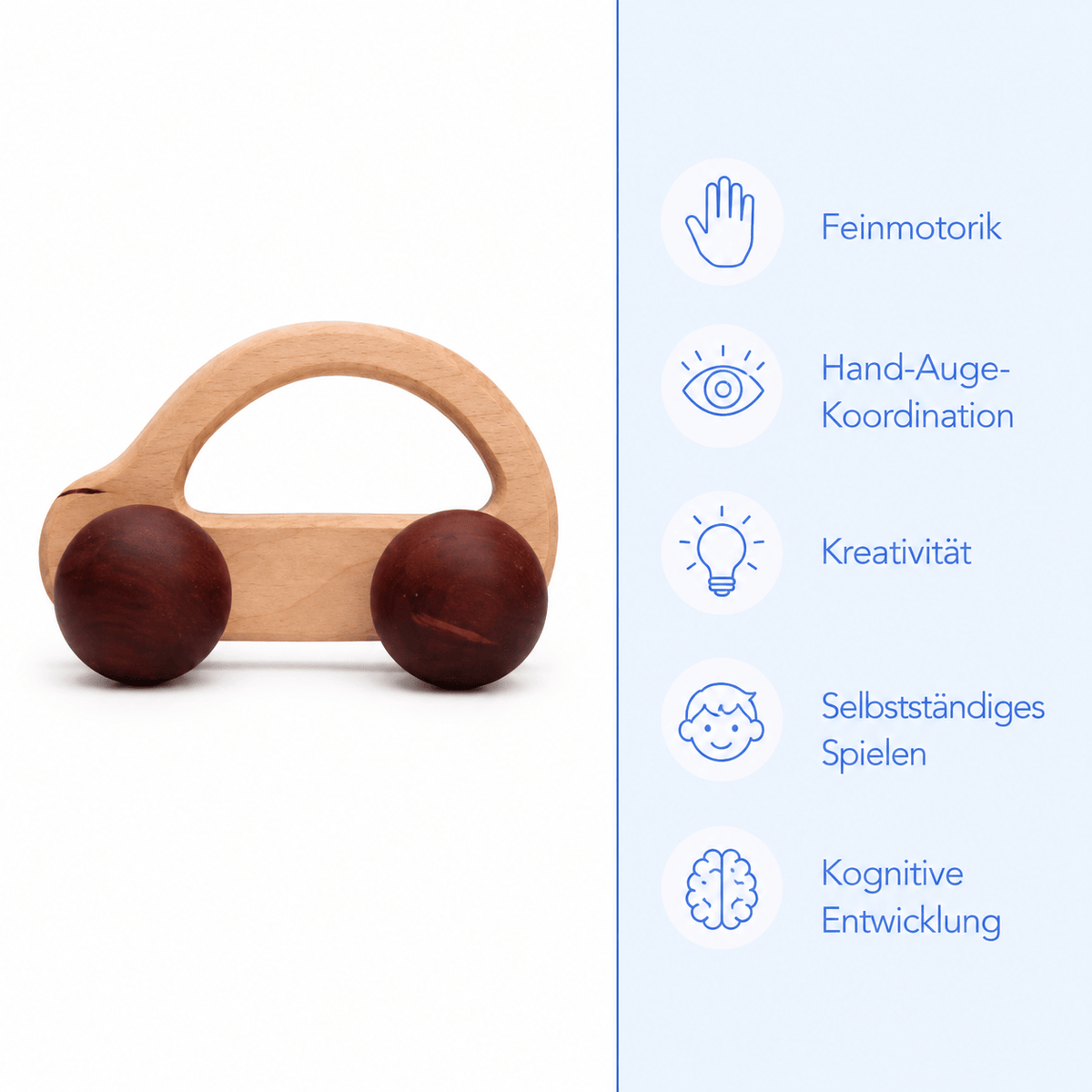 Montessoriland Montessori-Auto mit Grifföffnung
