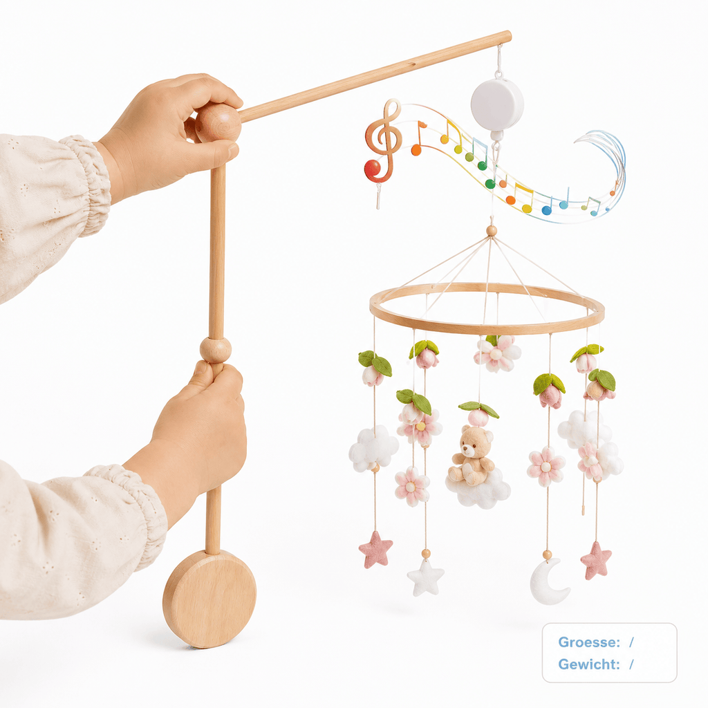 Montessoriland Montessori-Babymobile mit Blumen