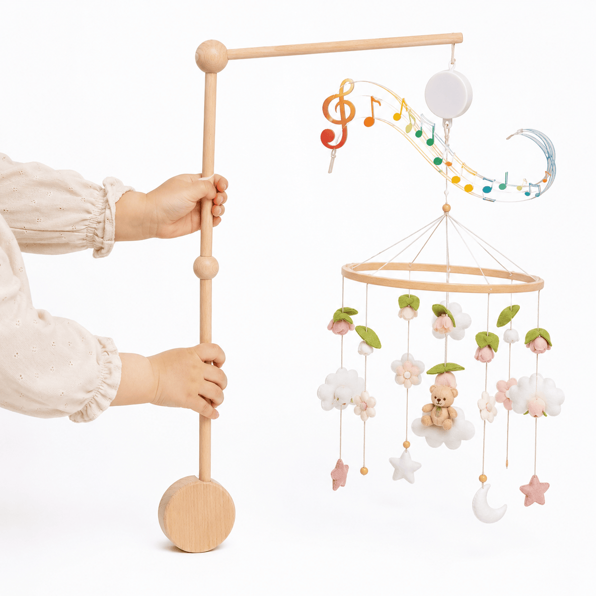 Montessoriland Montessori-Babymobile mit Blumen