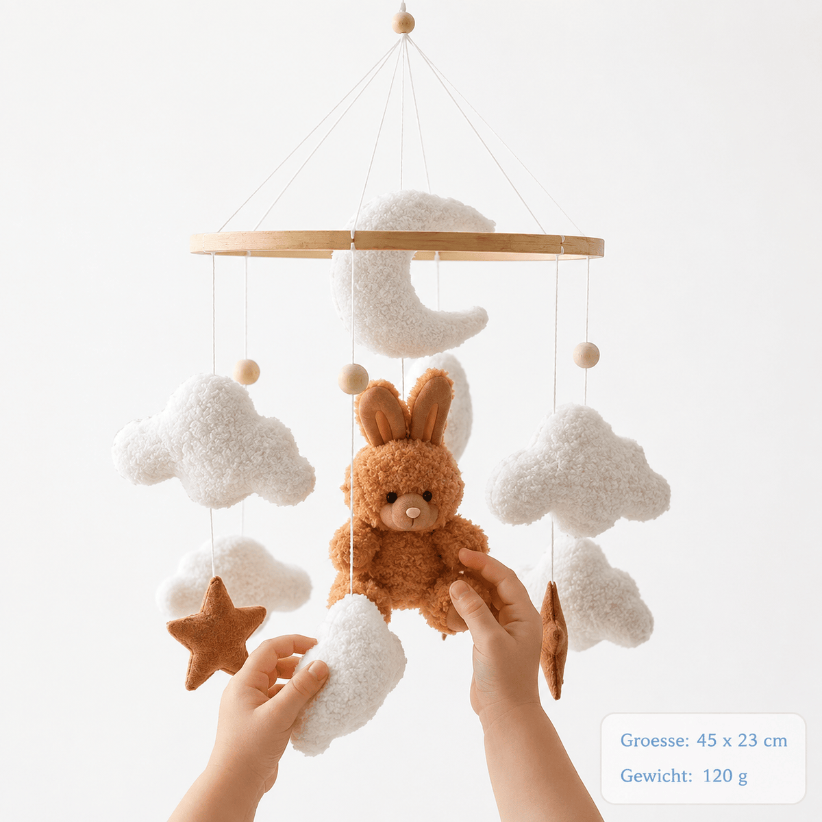 Montessoriland Montessori-Babymobile mit Hase