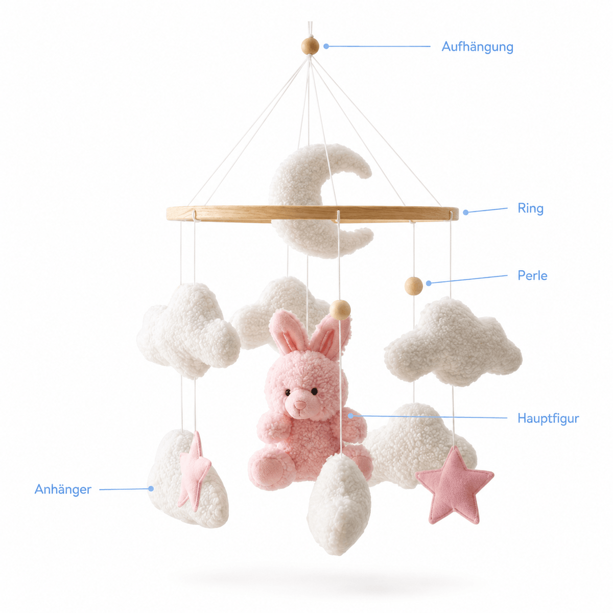Montessoriland Montessori-Babymobile mit Hase