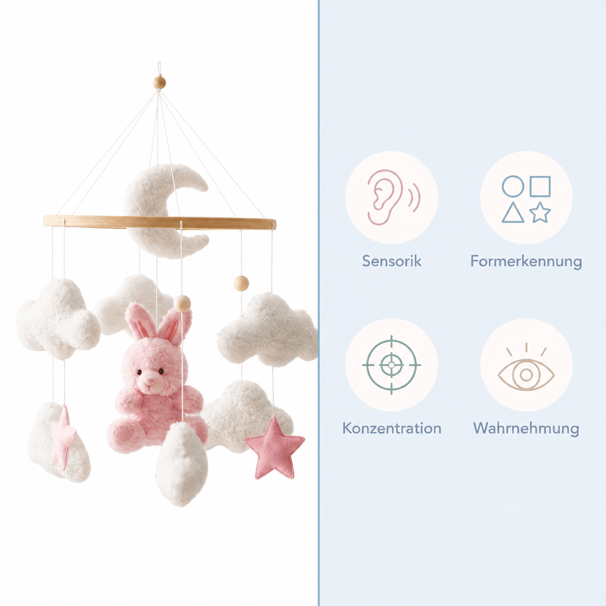 Montessoriland Montessori-Babymobile mit Hase Bild