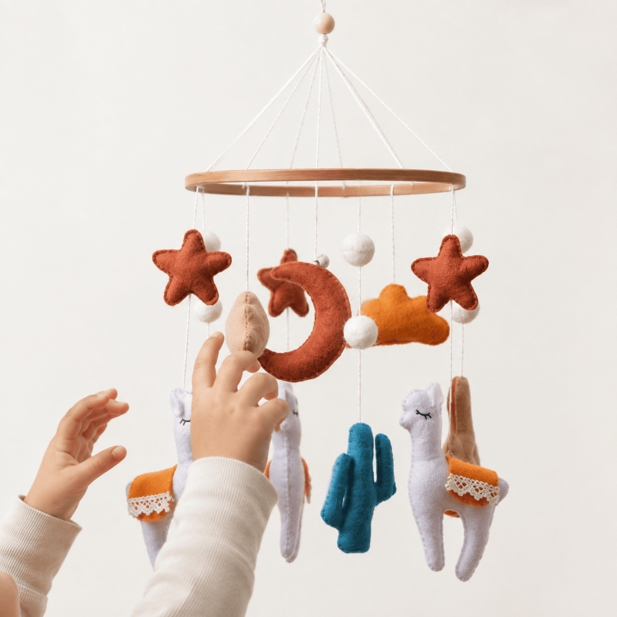 Montessoriland Montessori-Babymobile mit Lamas Bild