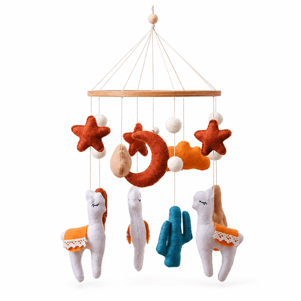 Montessoriland Montessori-Babymobile mit Lamas