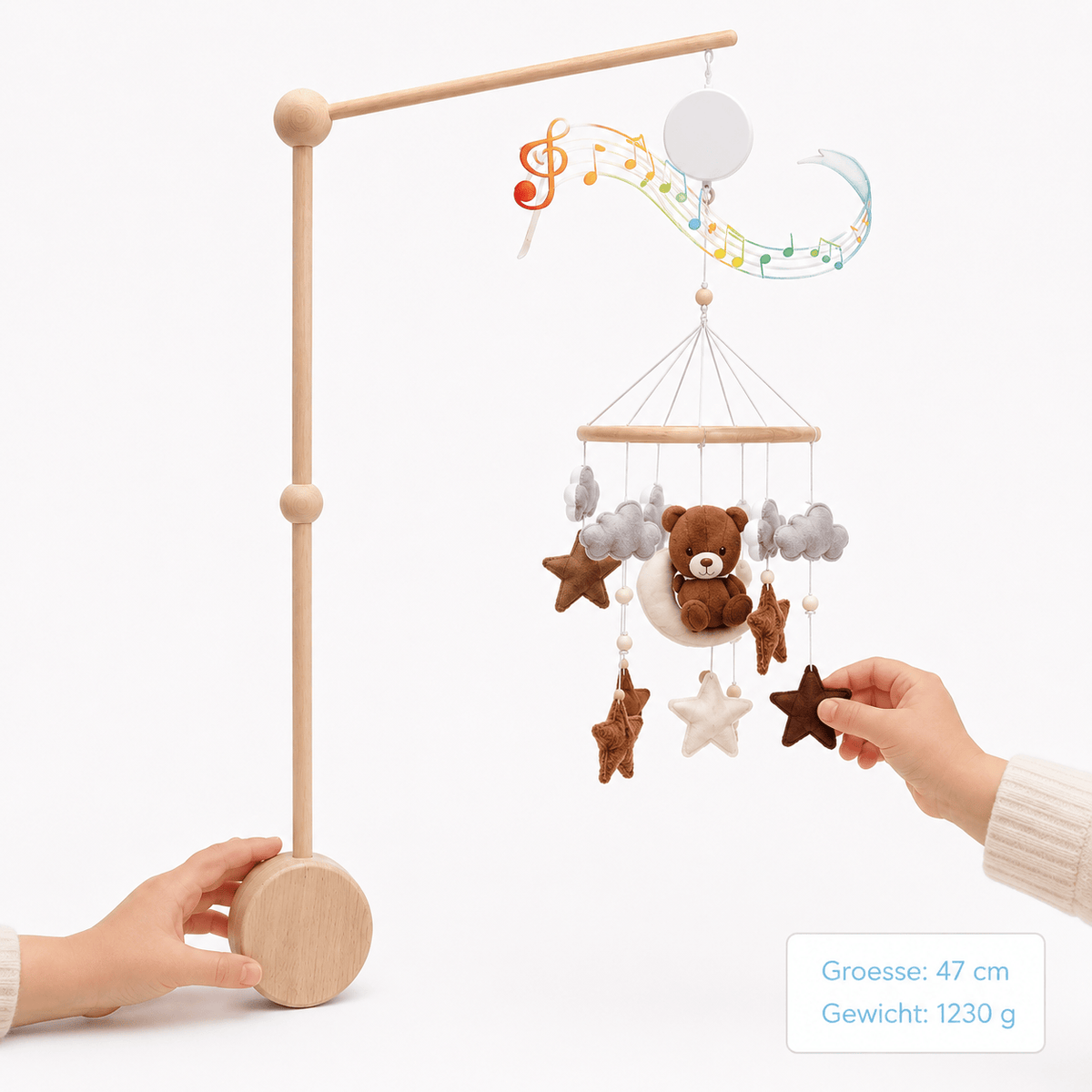 Montessoriland Montessori-Babymobile mit Musikbox