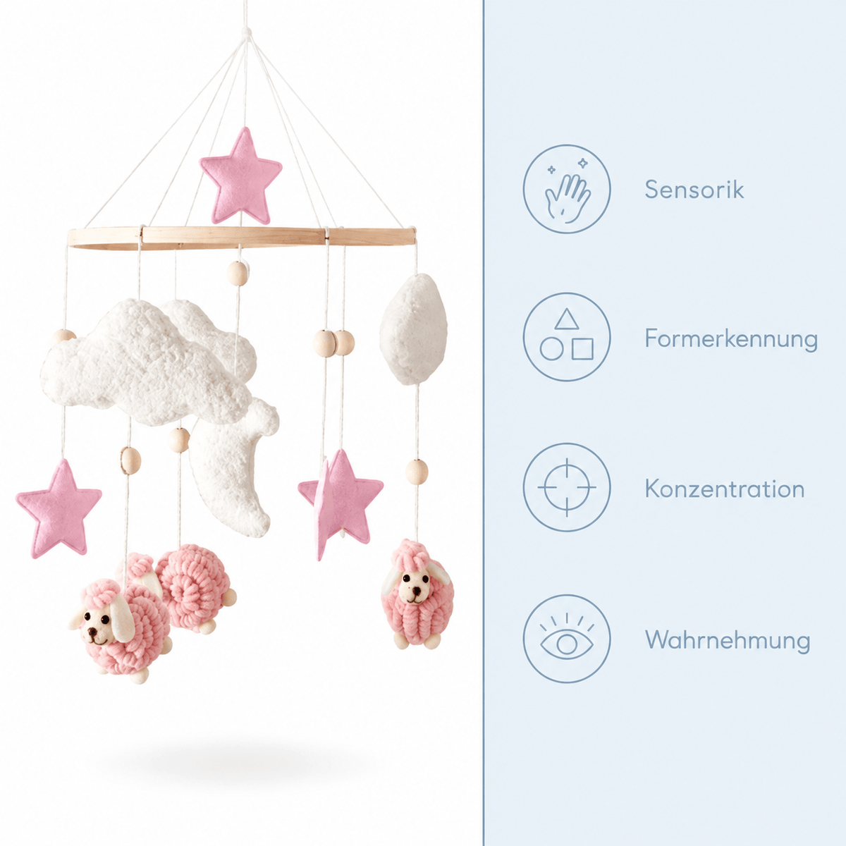 Montessoriland Montessori-Babymobile mit Schafen